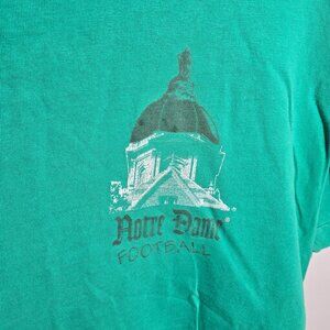 Vintage Notre Dame Fighting Irish "Wake Up The Echos" Worn in Distressed Tee XL